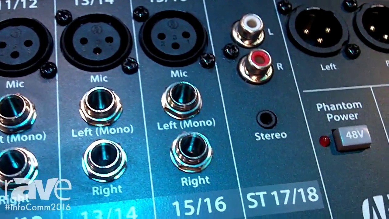 InfoComm 2016  PreSonus Launches StudioLive AR16 Analog Mixers