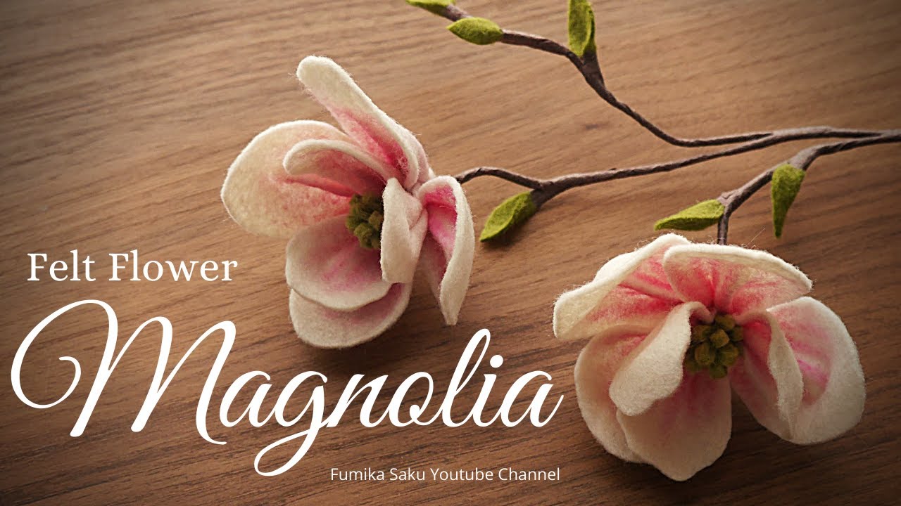 How to Make Felt Flower : Magnolia