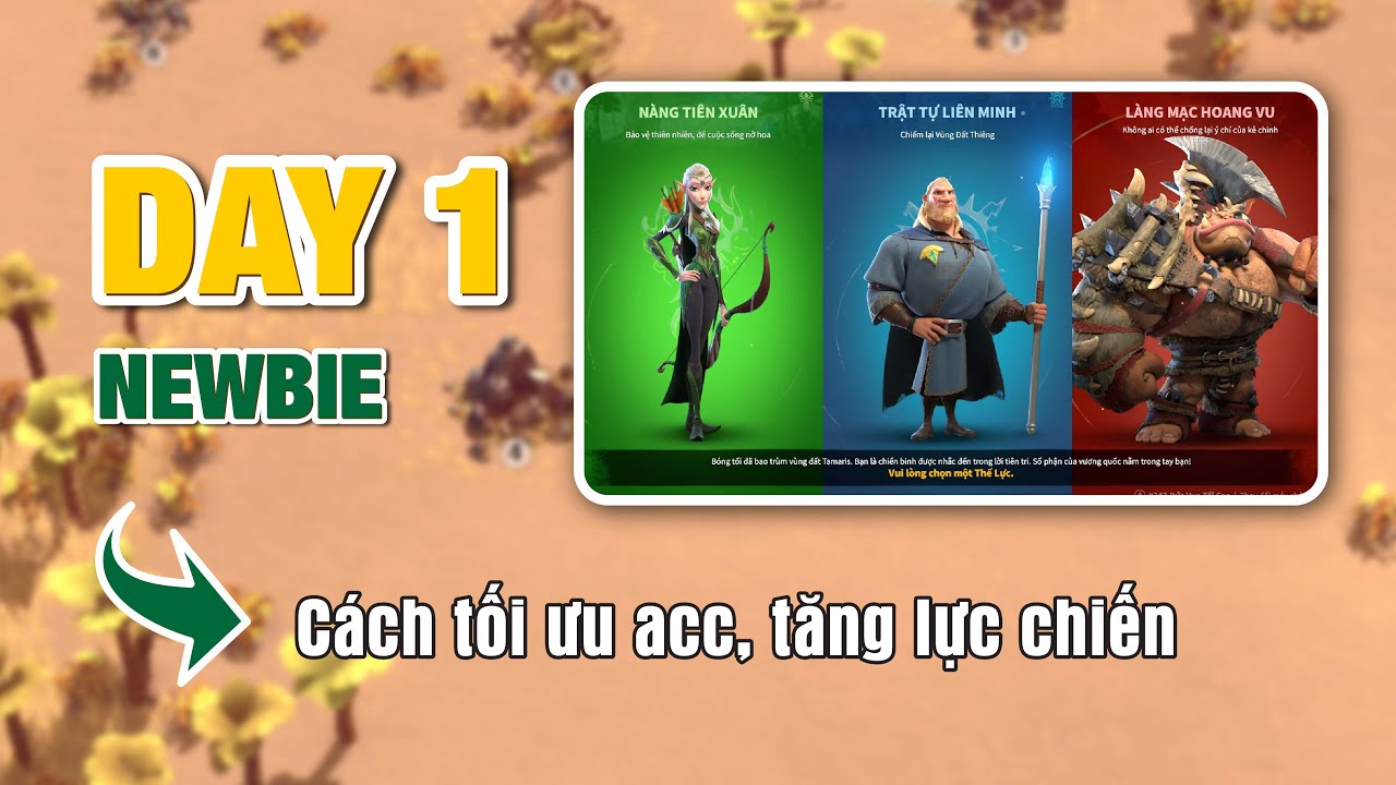 NEWBIE - DAY 1 | Call of Dragon | Mới chơi cần làm gì để tối ưu acc