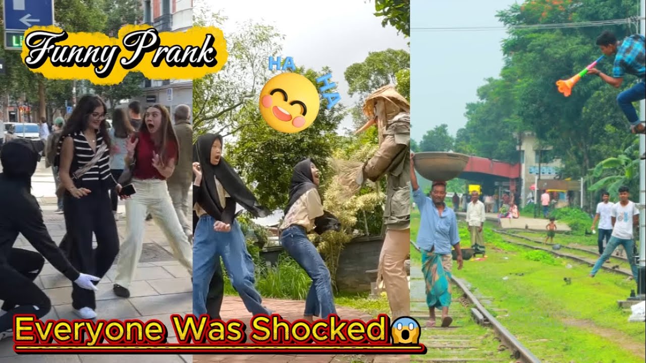 Everyone Was Shocked😱😂 5 Funny Public Prank #001