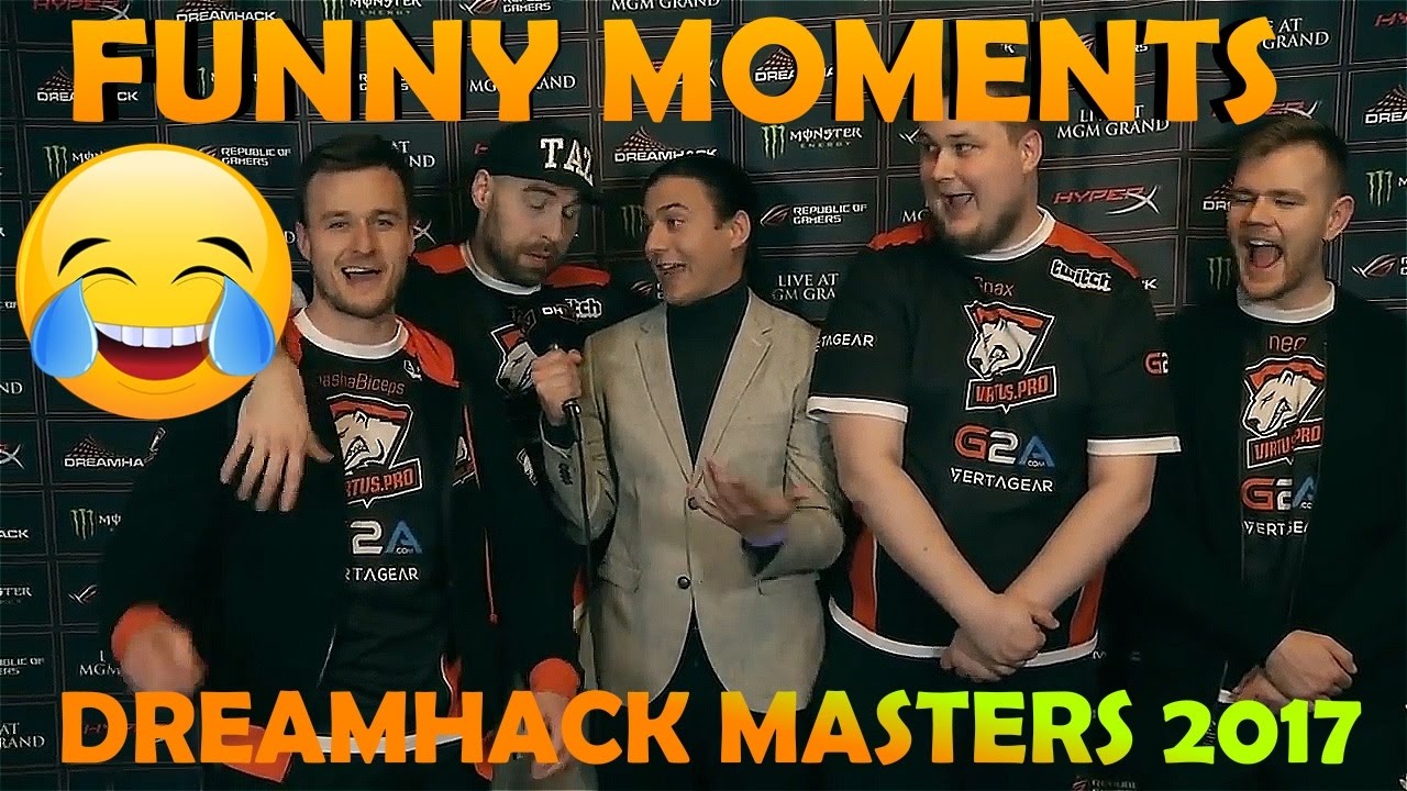 FUNNY MOMENTS DREAMHACK MASTERS LAS VEGAS 2017 ft. Pasha, Snax, Hiko