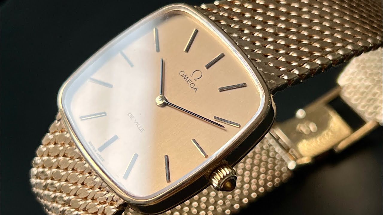 Гангстеры любили эти часы — реставрация Omega из цельного золота