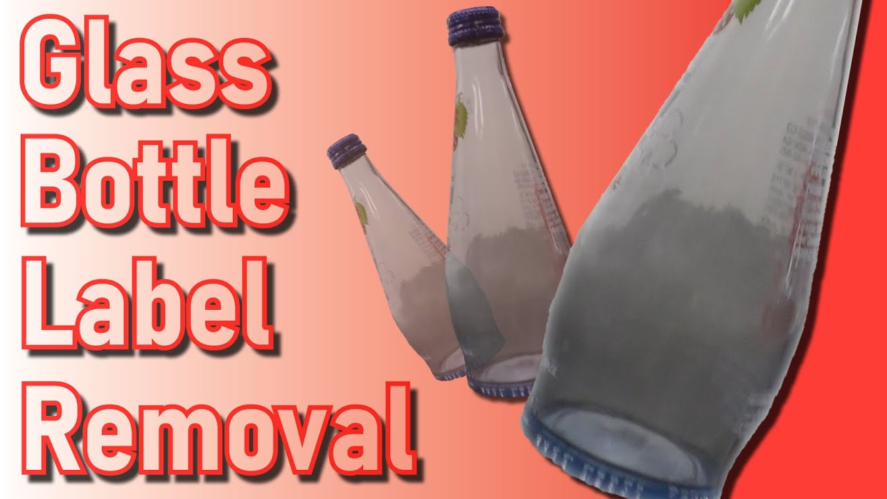 Can Vapor Honing remove labeling on GLASS BOTTLES? - Vapor Honing Technologies