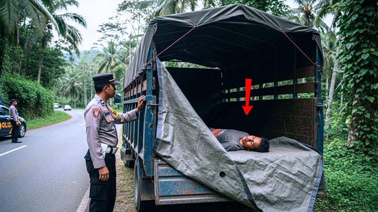 PONTIANAK GEMPAR‼️ Jasad Terbungkus Terpal Ditemukan di Truk Parkir, Sopir Menghilang!