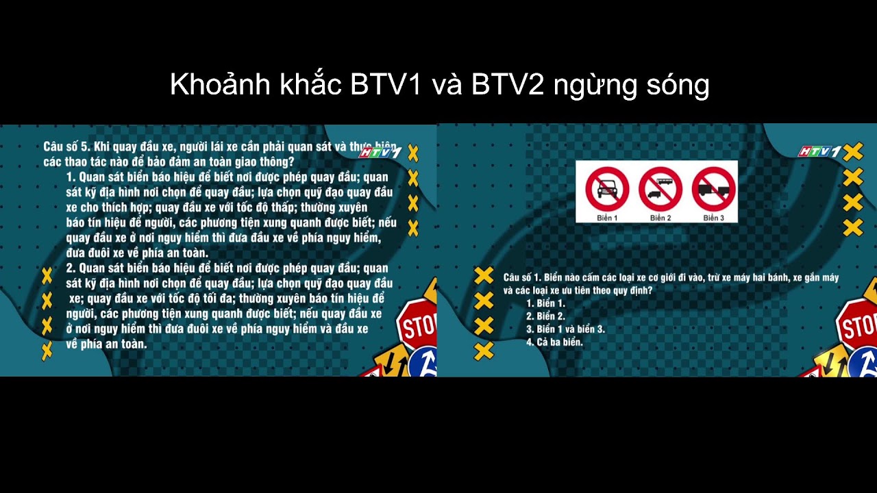 BTV1 v&agrave; BTV2 ngừng s&oacute;ng
