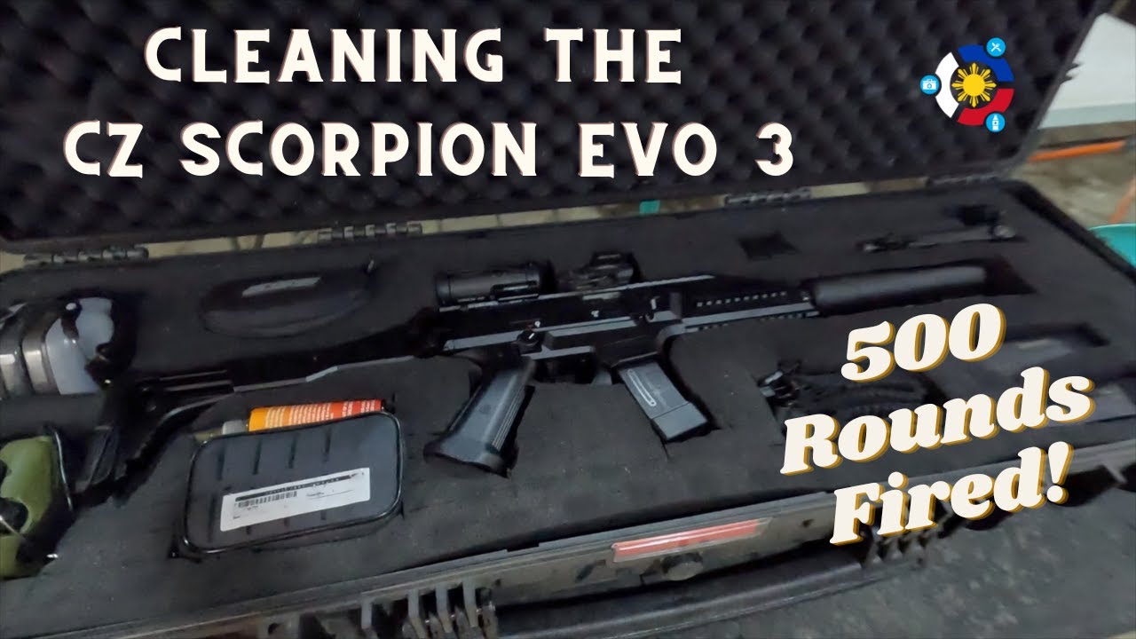 Cleaning the CZ Scorpion EVO 3  - For the 2nd time