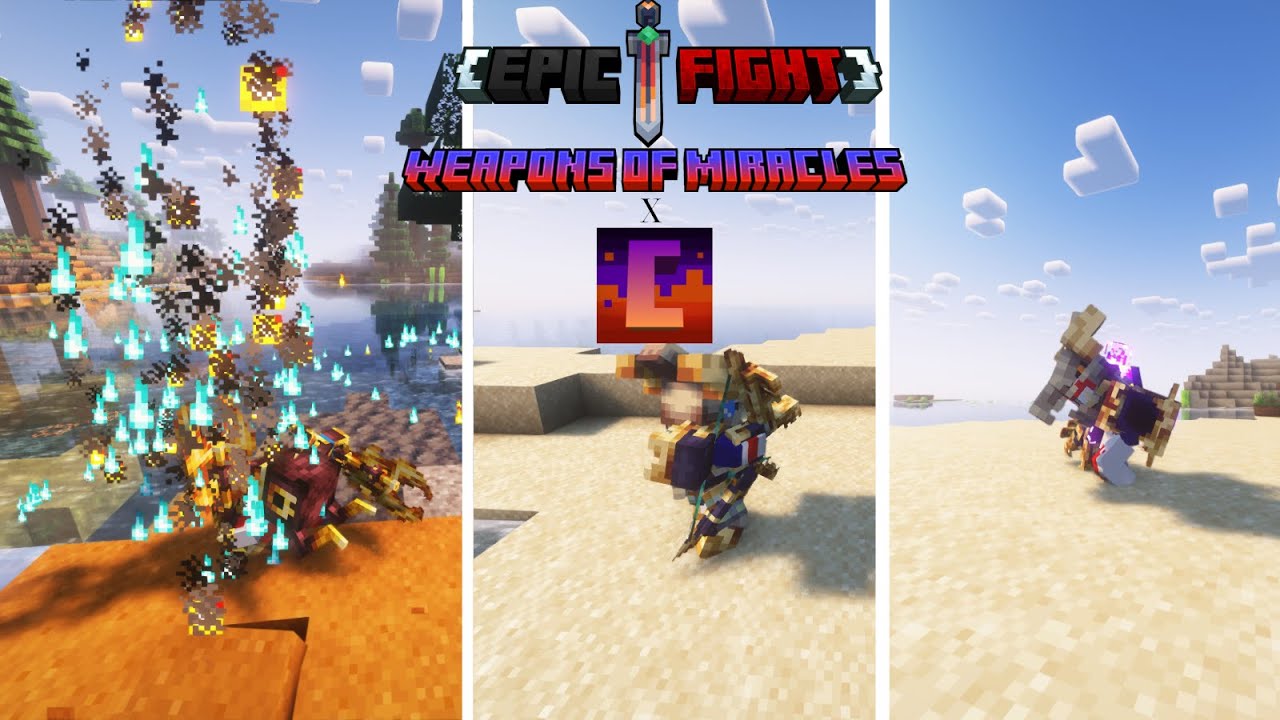 Creating my own moveset for 3 New Cataclysm's Fusion Weapons | Epic Fight + WoM x Cataclysm