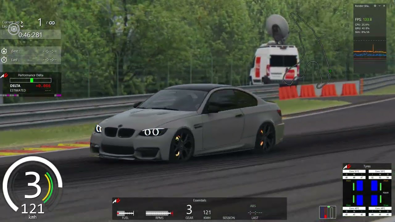 Assetto Corsa Spa BMW M3 E92 No Hesi Spec