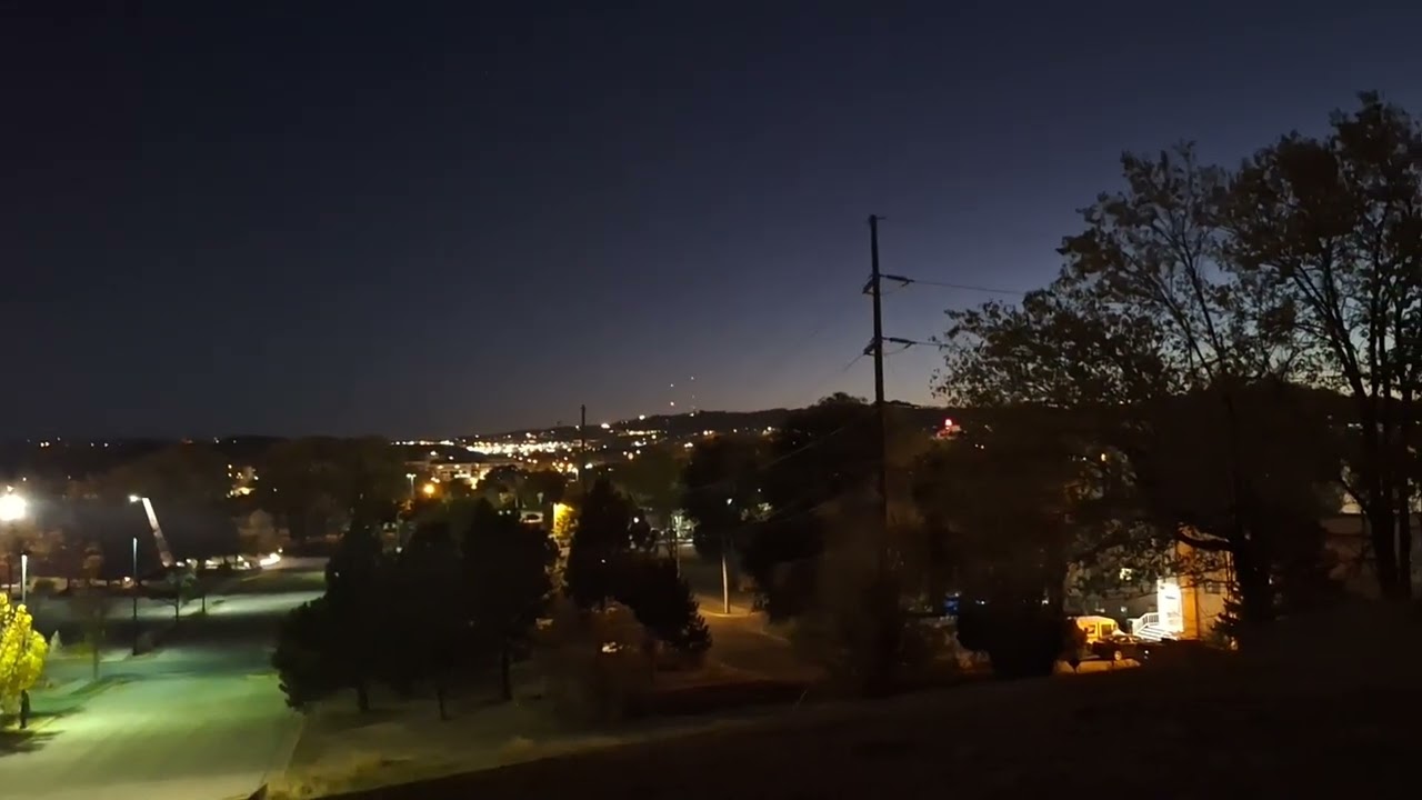 Rapid City, South Dakota at night 2024