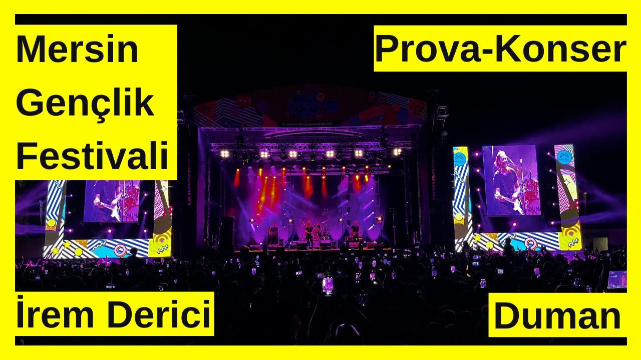 İrem Derici ve Duman Konseri | Mersin Gençlik Festivali