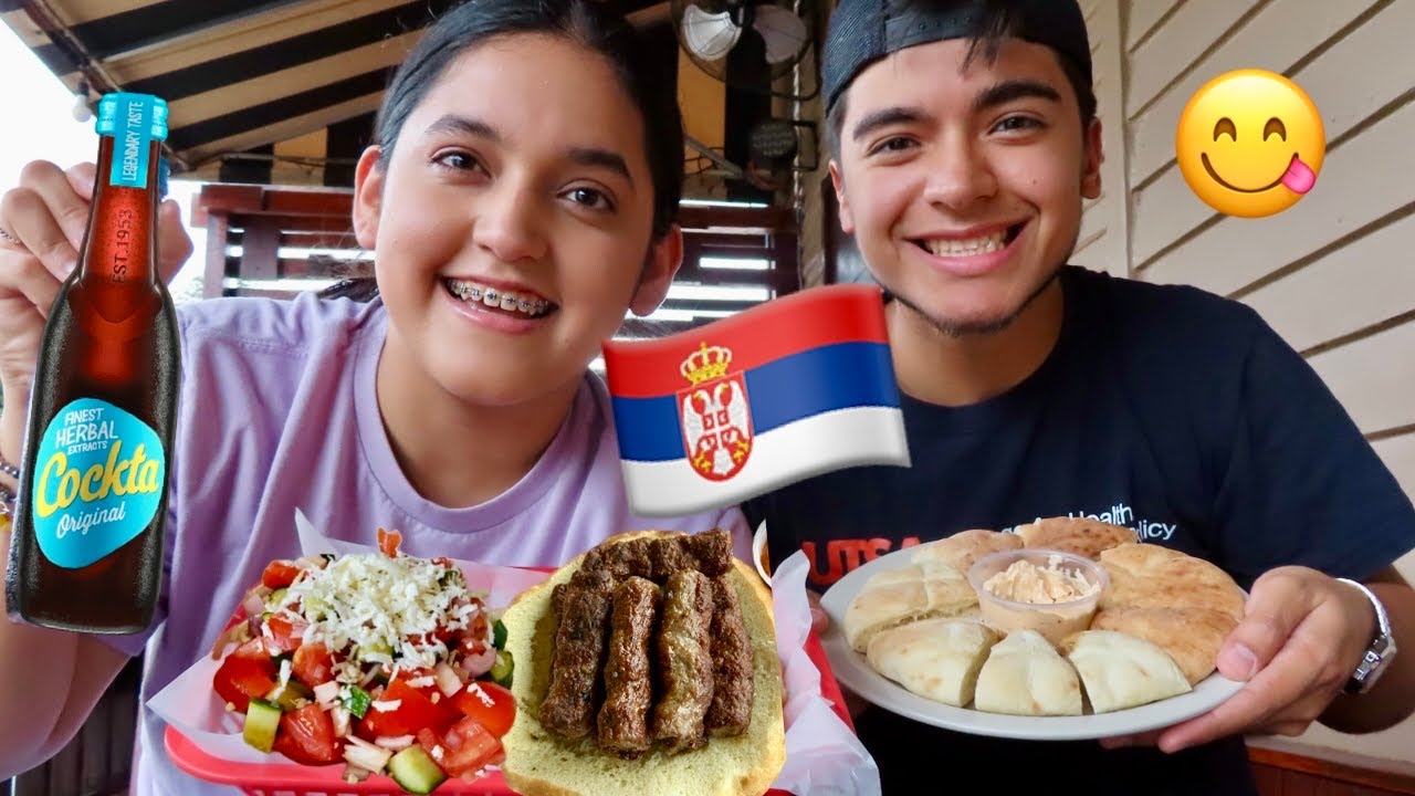 Trying SERBIAN Food for the FIRST TIME! 🇷🇸 Mukbang