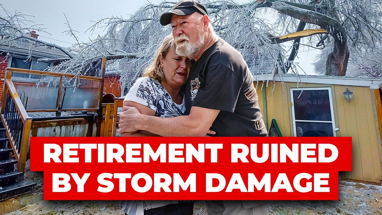 This SENIOR couple was left with a DAMAGED roof after the STORM until I showed up at the door