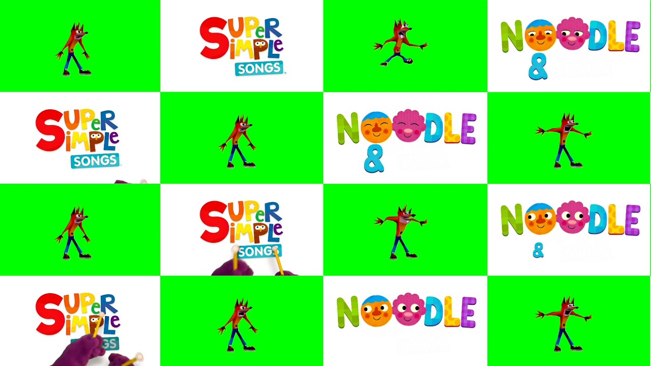 Crash Bandicoot Woah Intro, Super Simple Songs and Noodle & Pals Intro Over million times meme