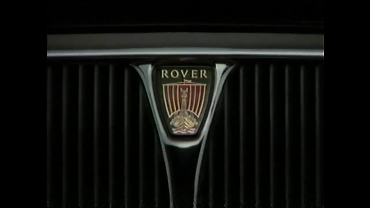 Old UK car advert - Rover 800 1991 1990s