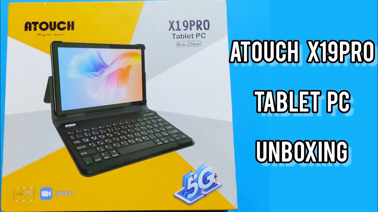 ATOUCH X19PRO Tablet PC Unboxing 😱 \ A gift from my brother😍🤩