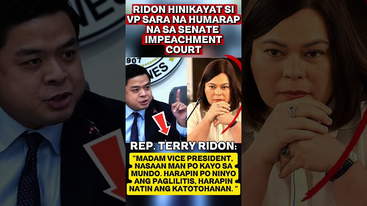 RIDON NANAWAGAN KAY VP SARA DUTERTE #shorts