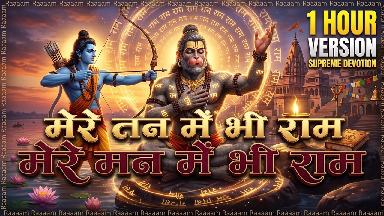 मेरे तन में भी राम मेरे मन में भी राम | Jai Shri Ram Bhajan | Ram Bhakti Status | Ram Naam Bhajan |