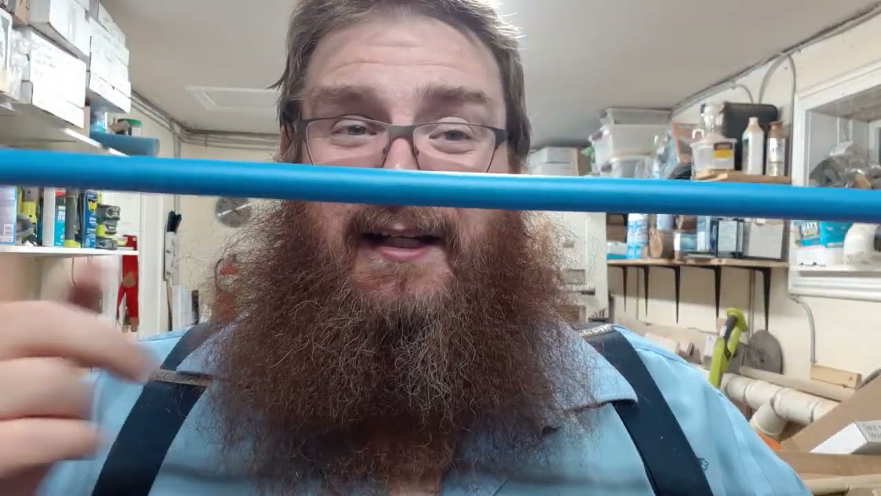 Overtone Flute Made from Plastic Hot Water Pipe