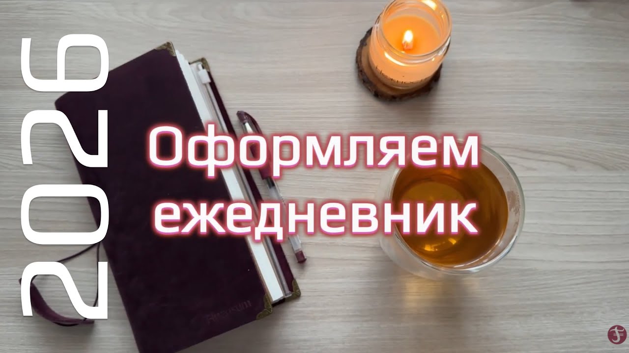 Plan with me 2026 | Оформление 2026 года в ежедневнике #bulletjournal #travellersnotebook