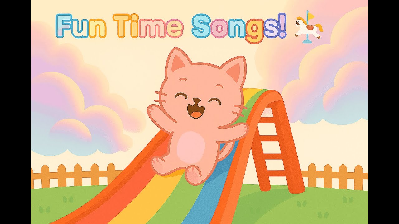 Fun Music for Kids & Toddlers | 1 Hour Cheerful Playtime Songs for Babies | PixelTunesKitty