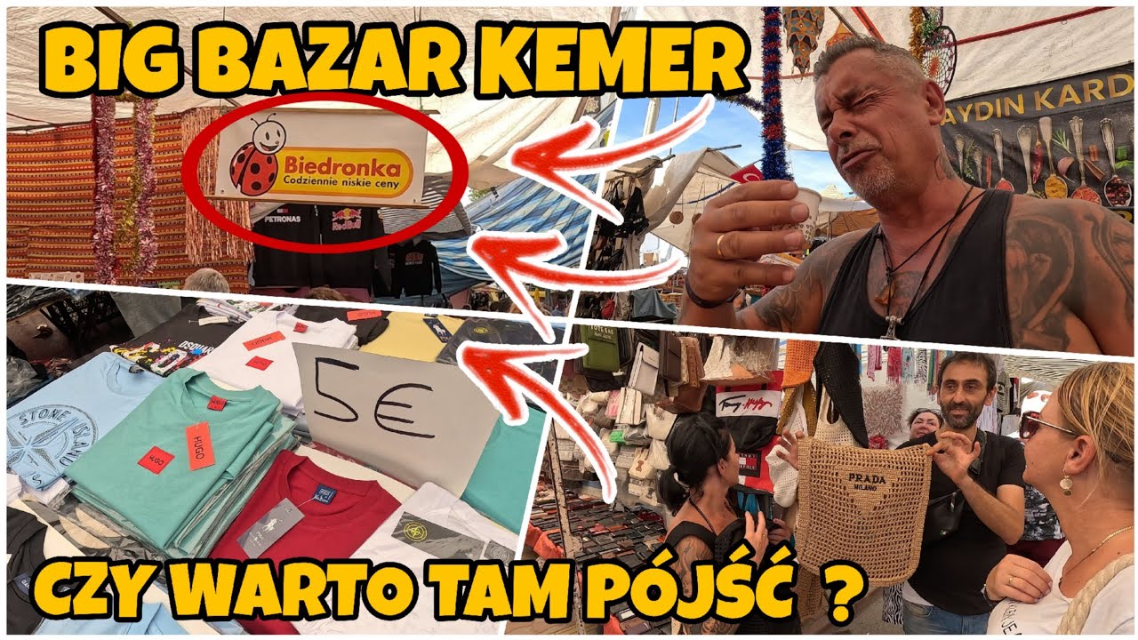 BIG BAZAR KEMER ! CZY WART TAM P&Oacute;JŚĆ I CZY JEST TANIO ???