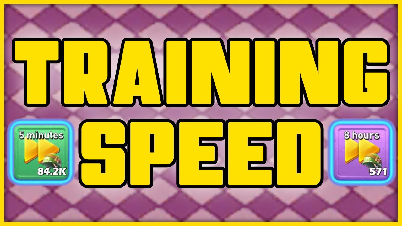 How To Train Units Faster