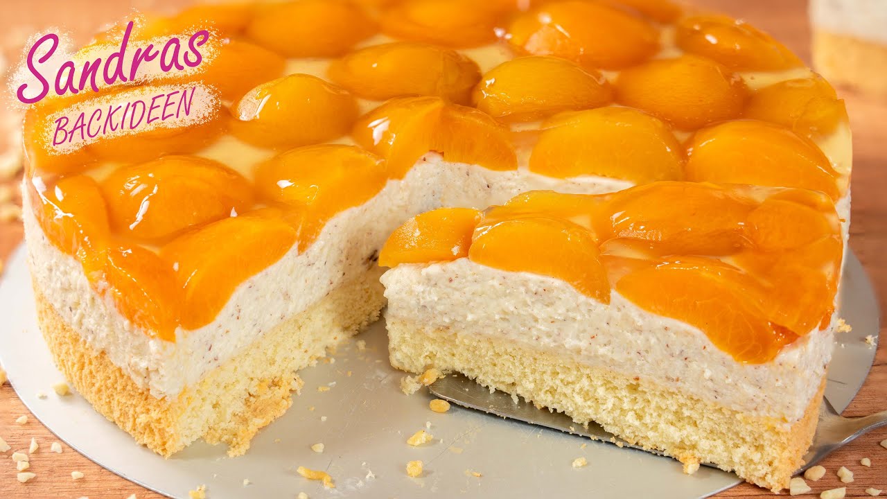 Aprikosentorte mit Mandelcreme | Sommerlich-fruchtiges Rezept!