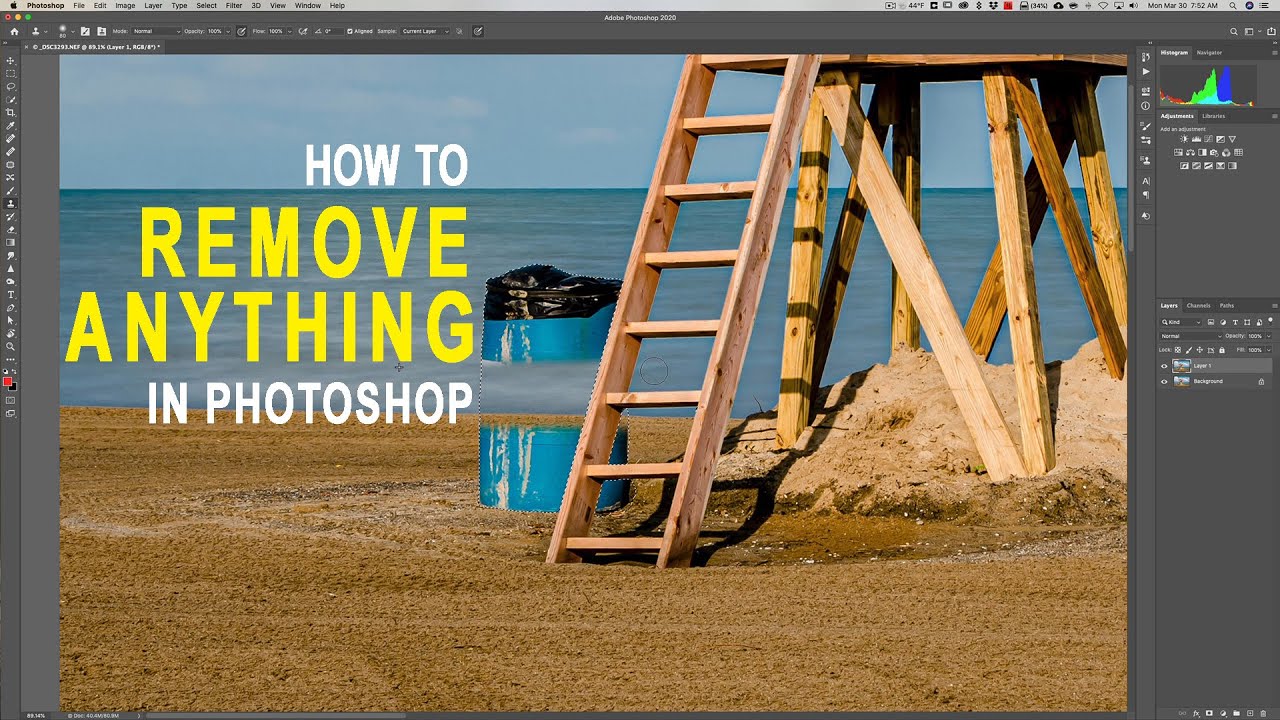 How to Remove ANYTHING from a Photo in Photoshop