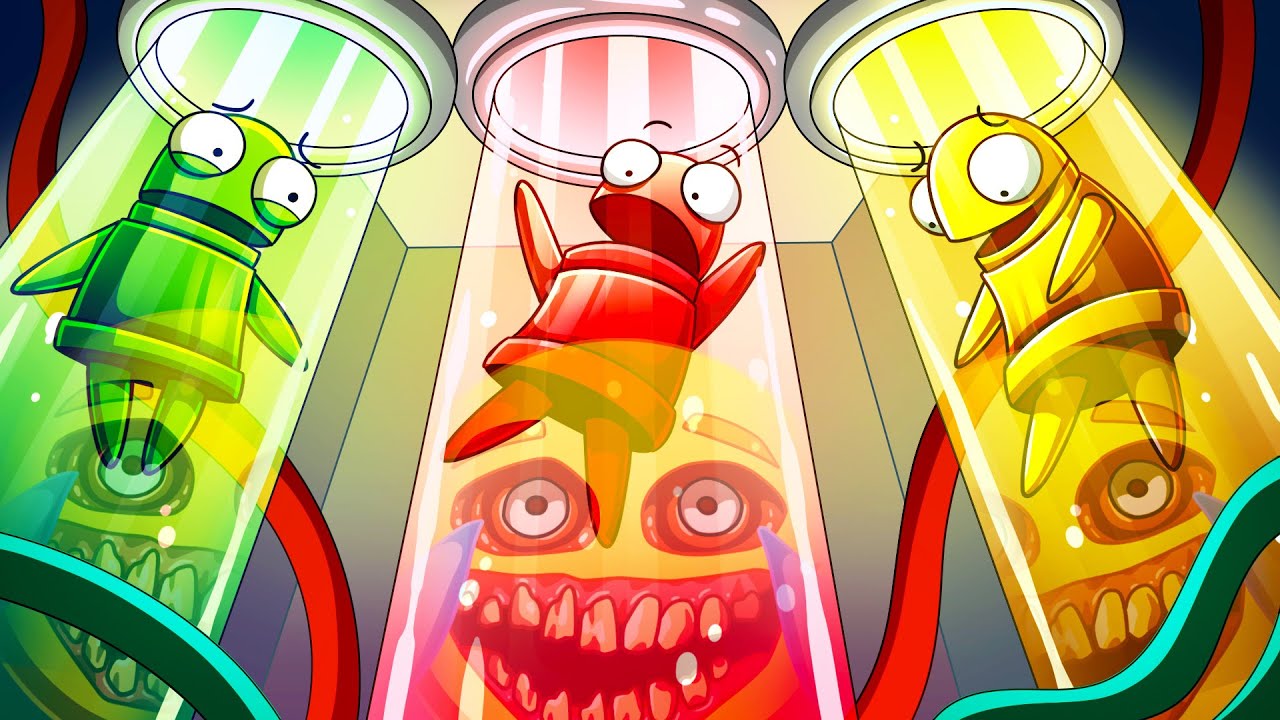 The DARK ORIGIN of R.E.P.O SEMIBOTS... (Cartoon Animation)