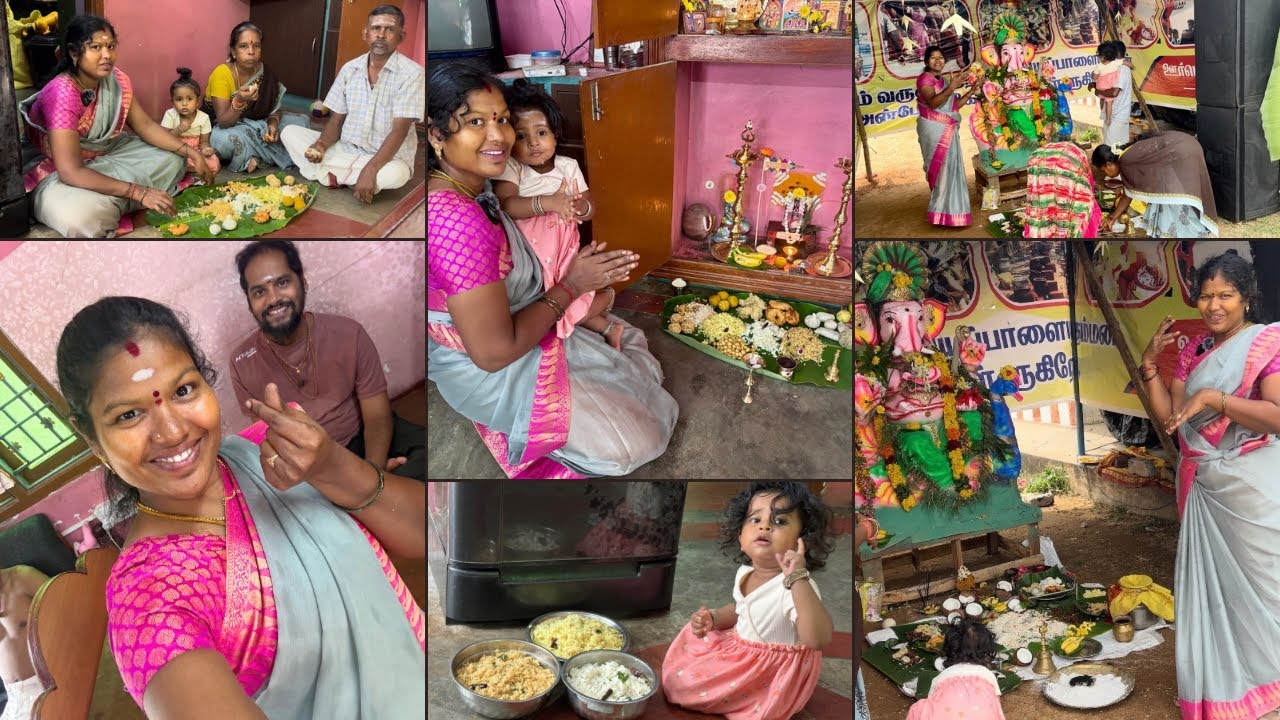 🩷இதுவரைக்கும் இல்லாத சந்தோஷம் எங்க வீட்டுல | Happy Vinayagar Chaturthi 🙏🏼| Kamal Lalitha