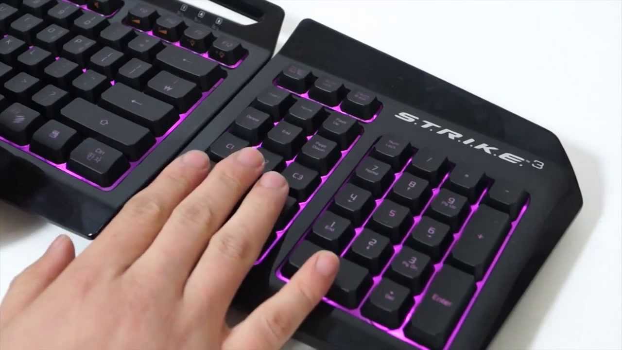 MADCATZ S.T.R.I.K.E.3 GAMING KEYBOARD - KEYSTROKE TEST