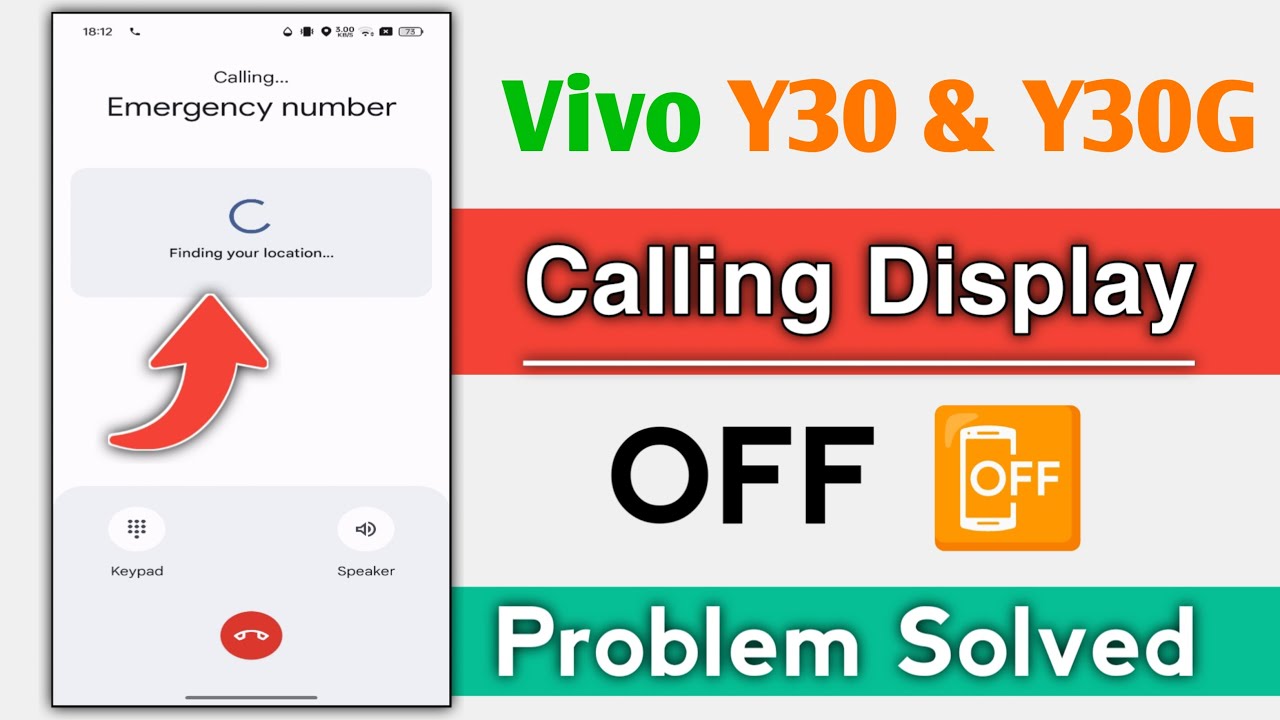 Vivo Y30 & Y30G How To Fix Calling Display OFF Problem ! Vivo Y30 & Y30G Display OFF Problem Fixed