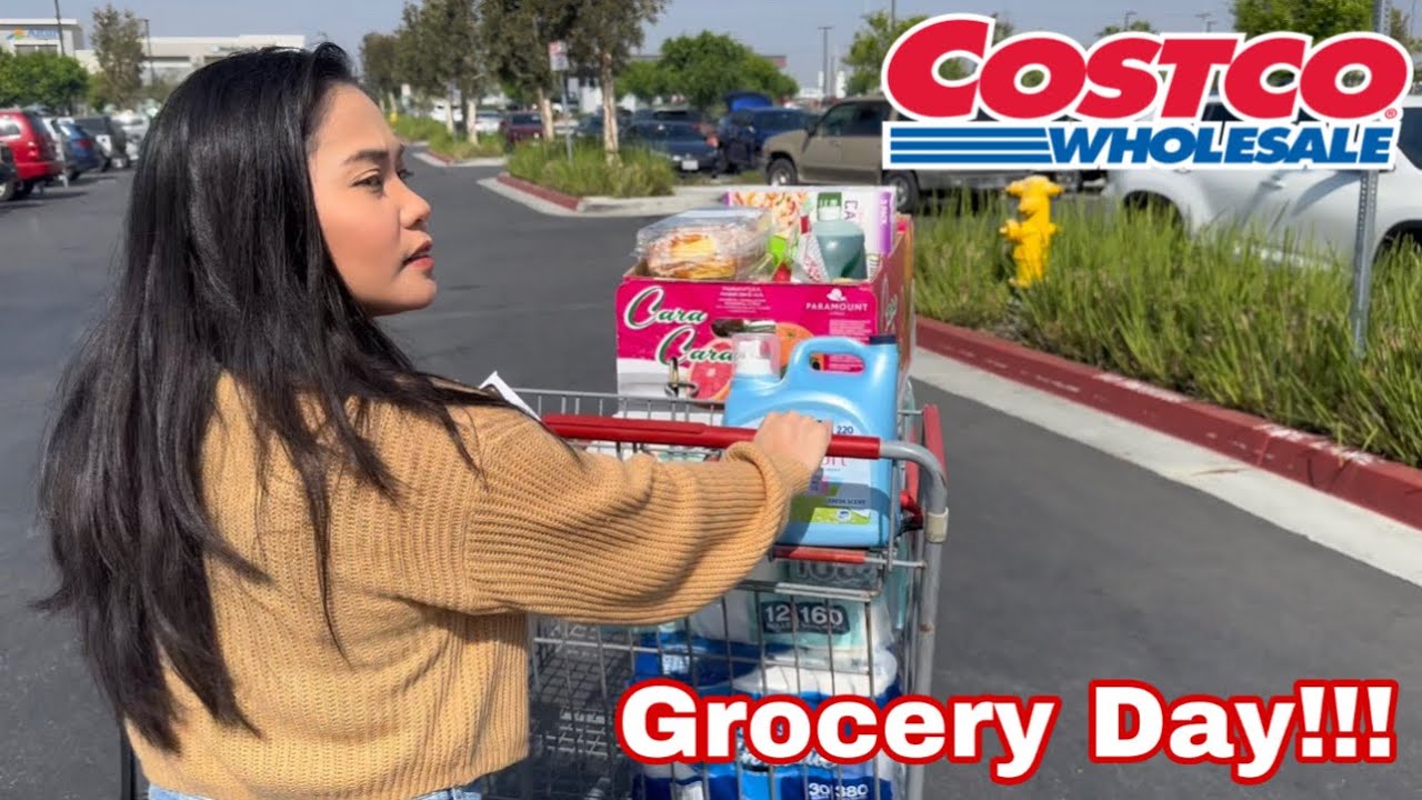 GROCERY SHOPPING ULIT TAYO SA COSTCO l MONTHLY ESSENTIALS | Tselle Posadas