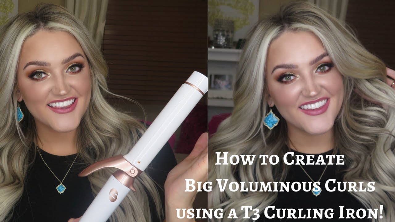 Big Voluminous Curls | T3 Convertible Curling Iron