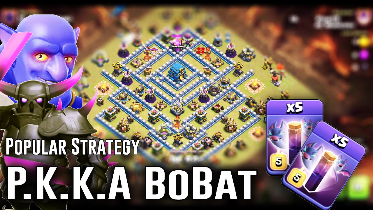 PeBoBat Smash Max TH12 - Best Pekka Bobat Attack Strategy in Clan War Before CWL ( Clash of Clans )