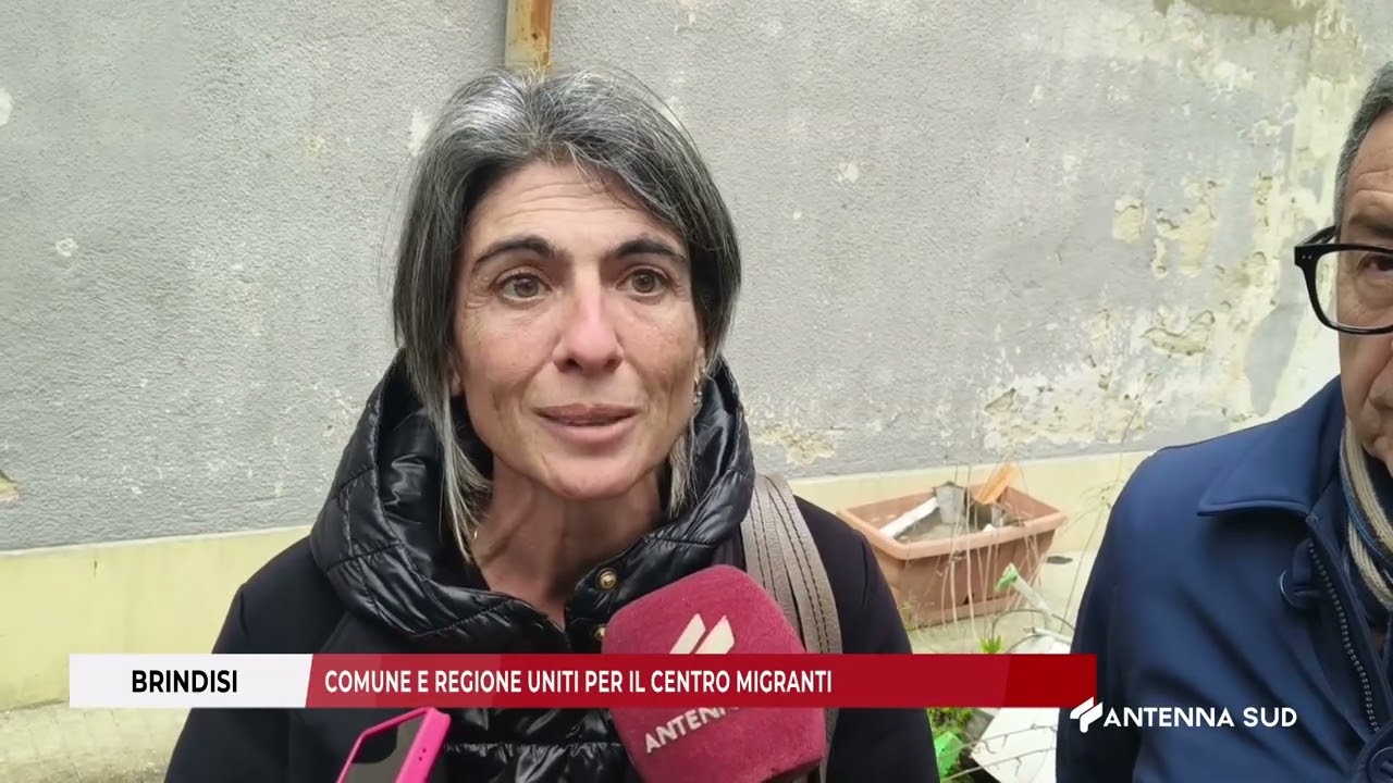 20 GENNAIO 2026 - BRINDISI - COMUNE E REGIONE UNITI PER IL CENTRO MIGRANTI