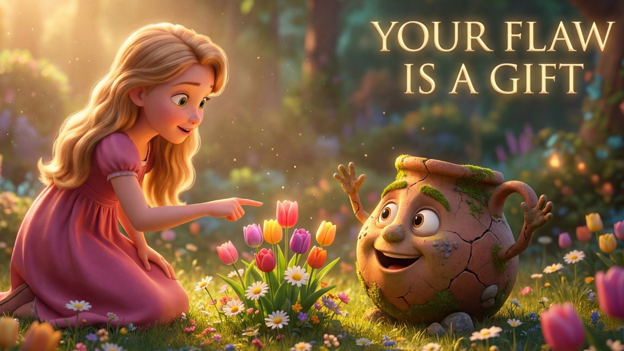 2 Pots and A Girl |The Story of The Cracked Pot |  Heart Touching Story |  English fairy talse