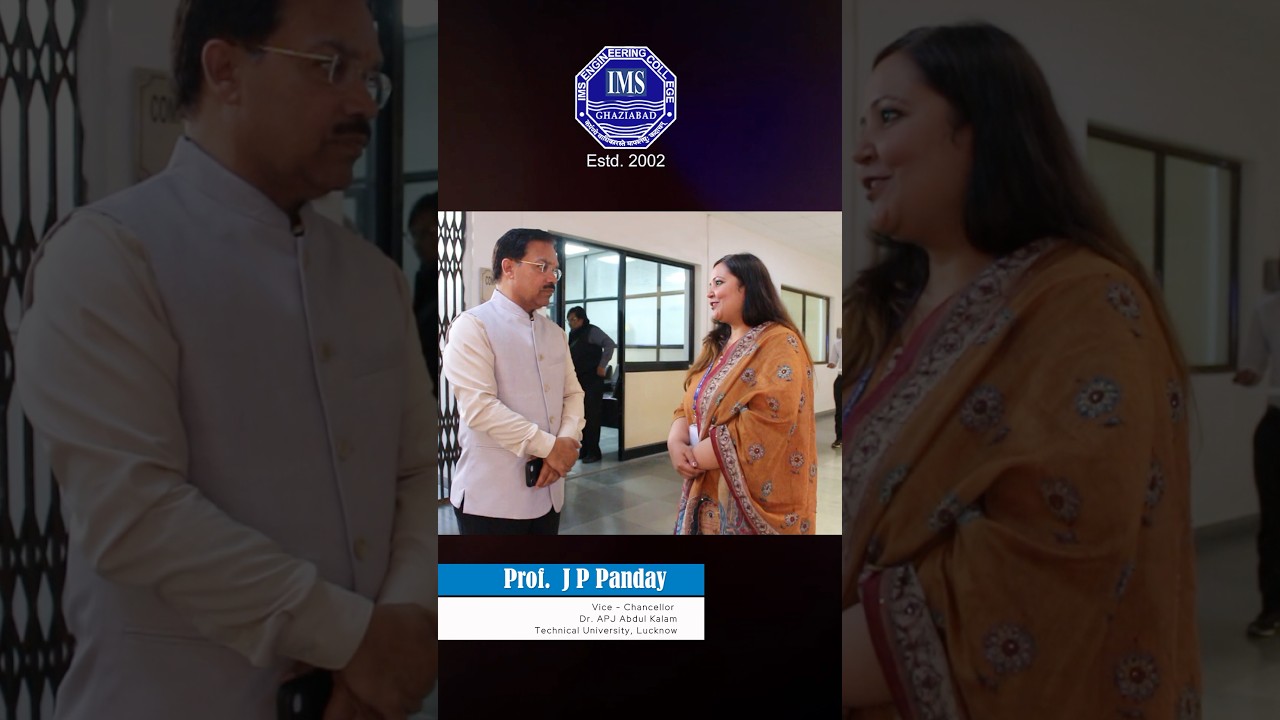 AKTU Vice Chancellor Prof. J. P. Pandey at IMS Engineering College Convocation 2026