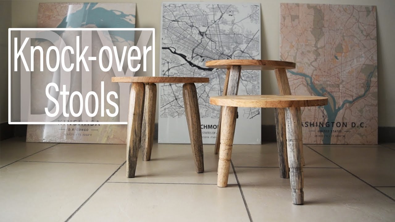 DIY Knock-Over or Three-Legged Stools | Minimalist
