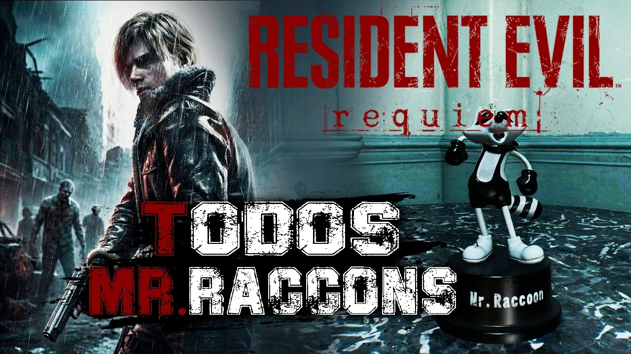 RESIDENT EVIL REQUIEM - TODOS OS MR. RACCONS
