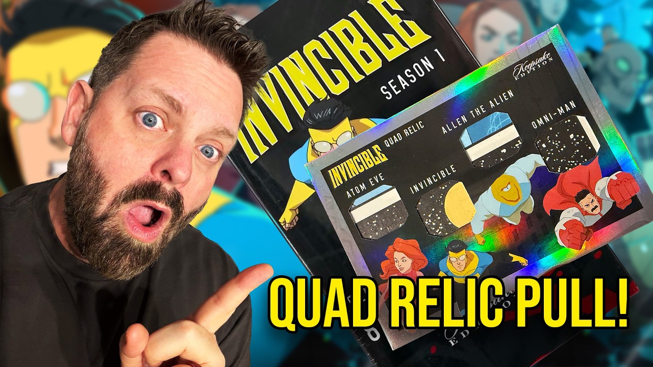 Invincible Season 1 Keepsake Premiere Edition Unboxing | 1 Relic Hit Per Box!