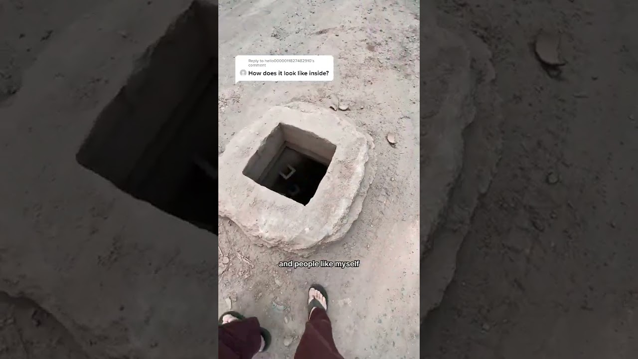 Внутри канализационного люка