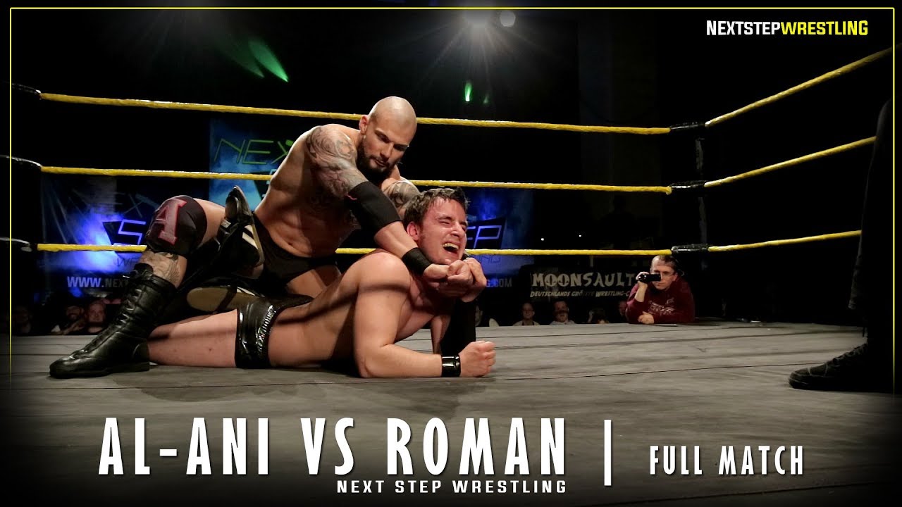 NEXT STEP WRESTLING aus Freiberg - Marius Al Ani vs Laurance Roman - Full Match  (vom 20.02.2016)