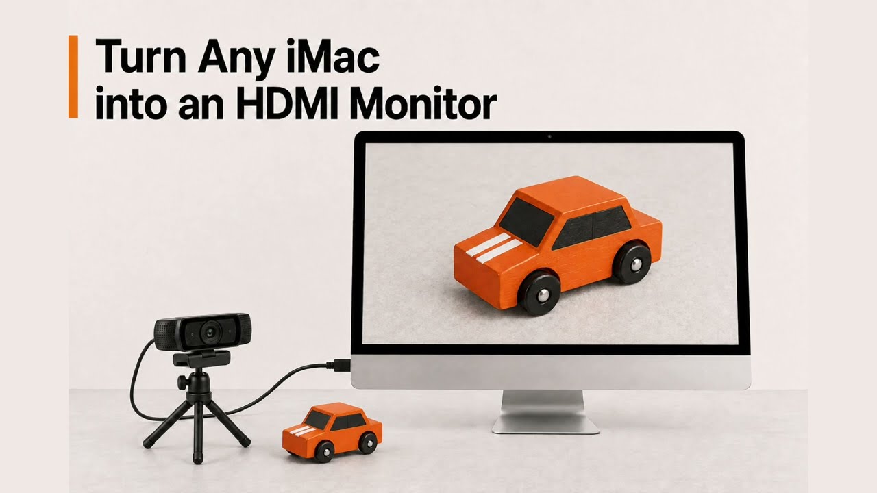 Turn Any iMac into an HDMI Monitor