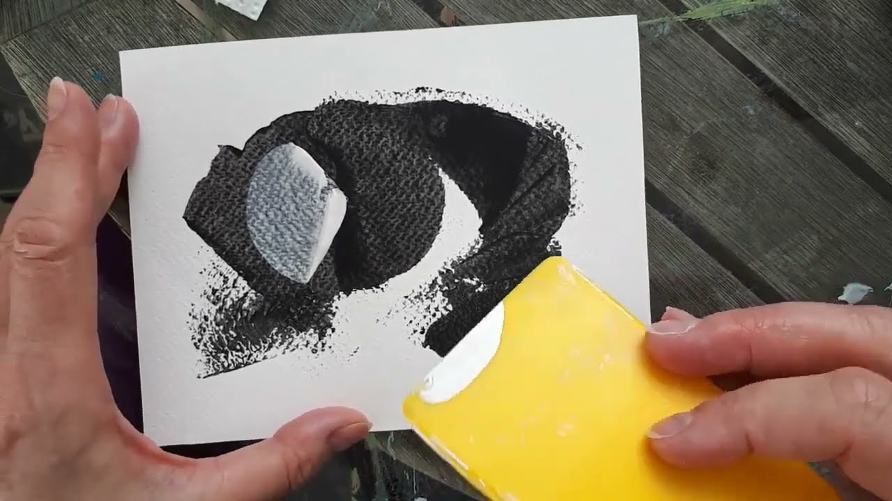 Kleines Abstraktes Acryl malen mit Anne Pross - Abstract #AcrylicPainting #abstractaart #acrylicart
