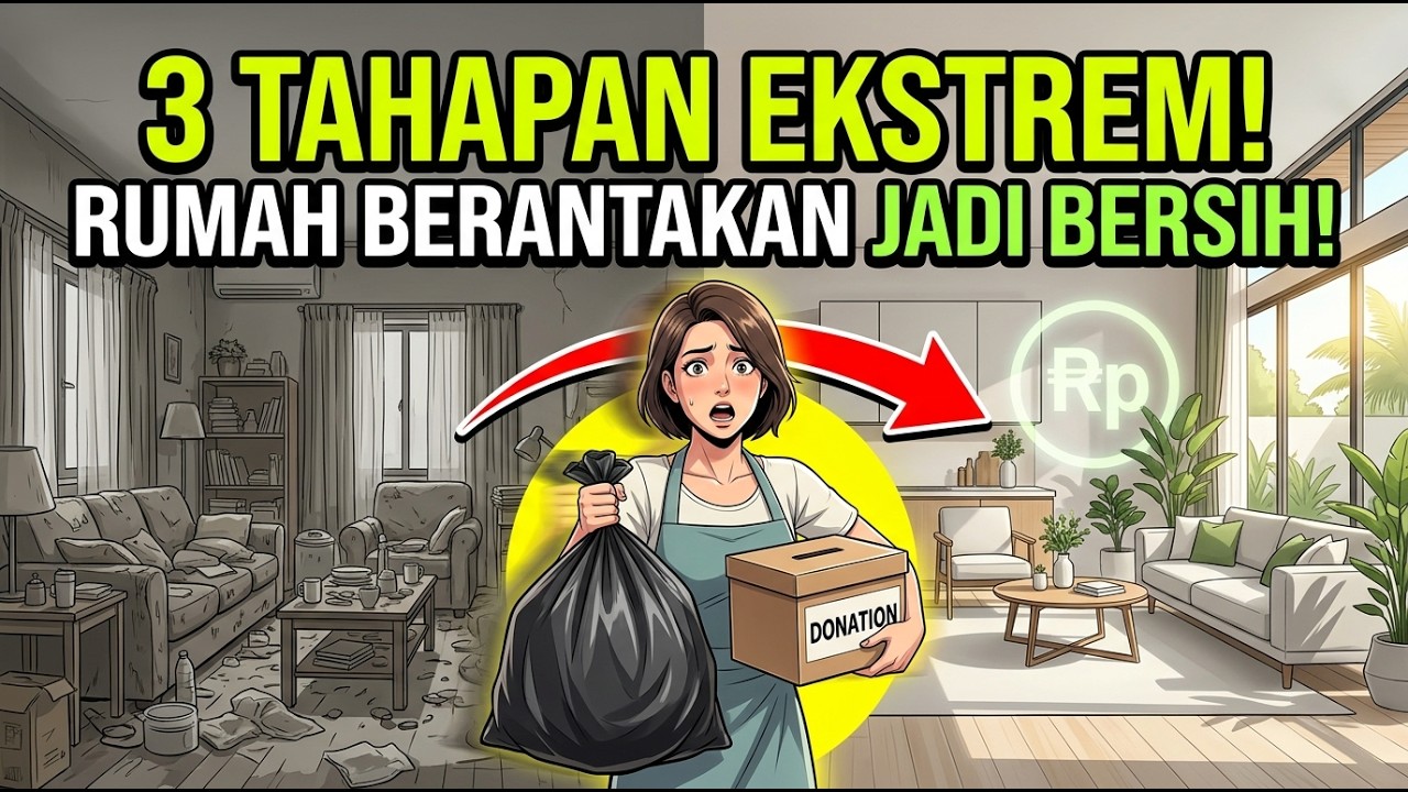 3 Tahap Ekstrim Decluttering Rumah yang Sudah Bertahun tahun Kumuh