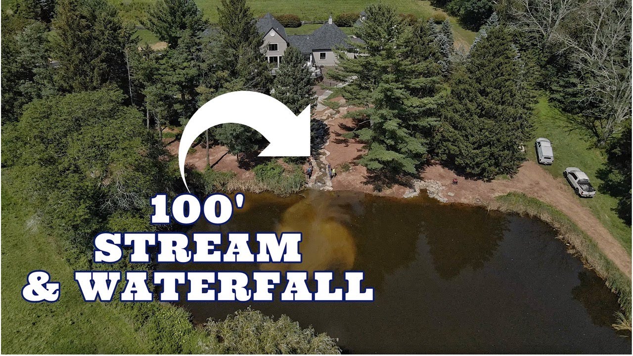 Chris's LAST WATERFALL | Natural Pond Waterfall & Stream
