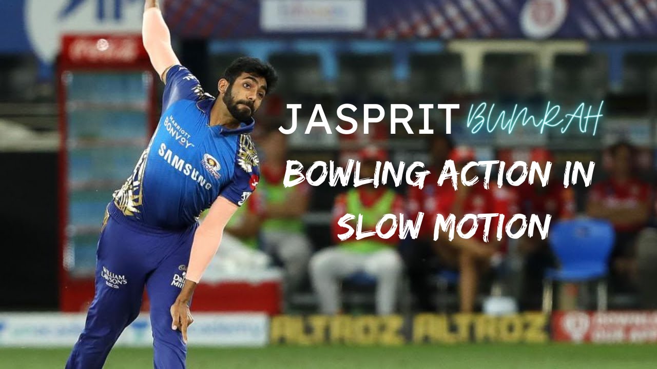 Jasprit Bumrah Bowling Action : In Slow Motion