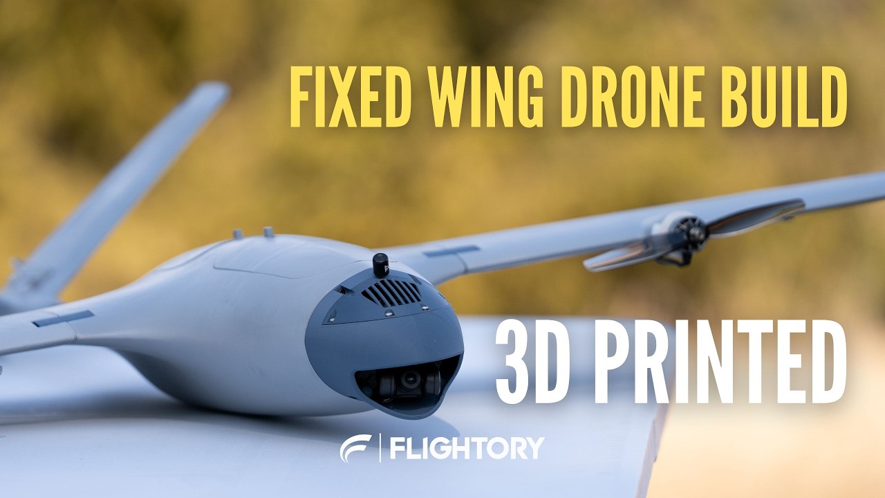 Building a Fixed-Wing Drone with 3D Printing | Stallion