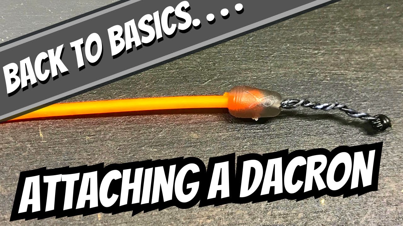 Match Fishing Basics - How To Attach a Dacron Connector - Connecting Dacron To Pole Elastic
